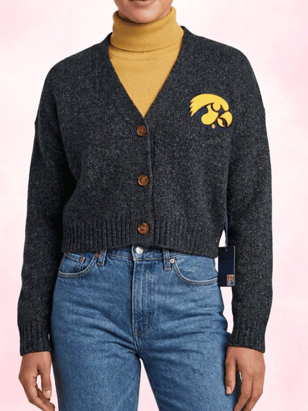 Game Day Social, Iowa Hawkeye Cardigan, NWT, Size M & L